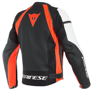 DAINESE NEXUS PELLE FLUO RED tg 48,Giacca Pelle DAINESE